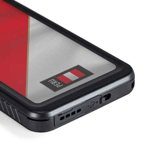 Peru Soccer Flag Galaxy S23 Waterproof Case